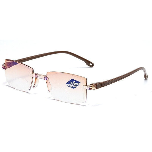 2023 New Sapphire high hardness anti blue light intelligent dual focus reading glasses