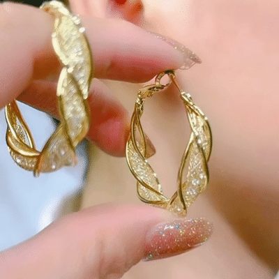 💕-S925 Fashion Twist Earrings