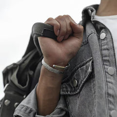 '' I Will Be Always Here With You '' Feather Bracelet