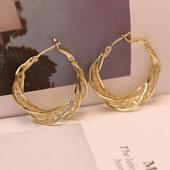 💕-S925 Fashion Twist Earrings